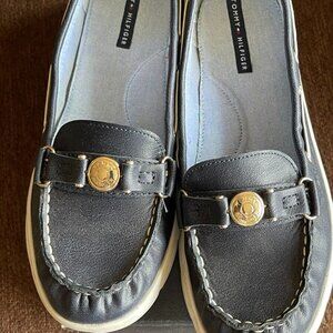 Tommy Hilfiger Blue Multill Twlhani Size 8.5mm Womens flat shoes